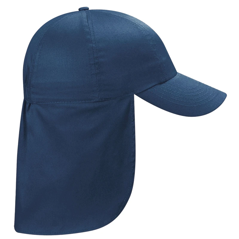 Image of Beechfield Legionnaire Hat in Navy Navy Unisex One Size