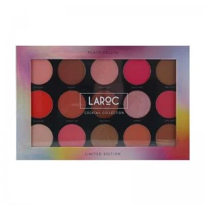 image of LaRoc 15 Piece Eyeshadow Pallet Peach Bellini