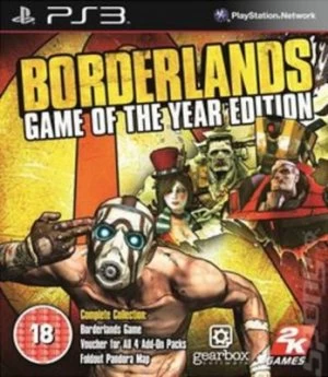 image of Borderlands Game of the Year Edition PS3 Game