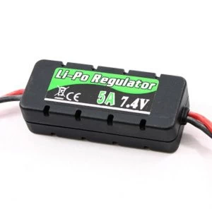 Image of Etronix Li-Po Regulator 7.4V 5A W/Casing 20X14X49Mm
