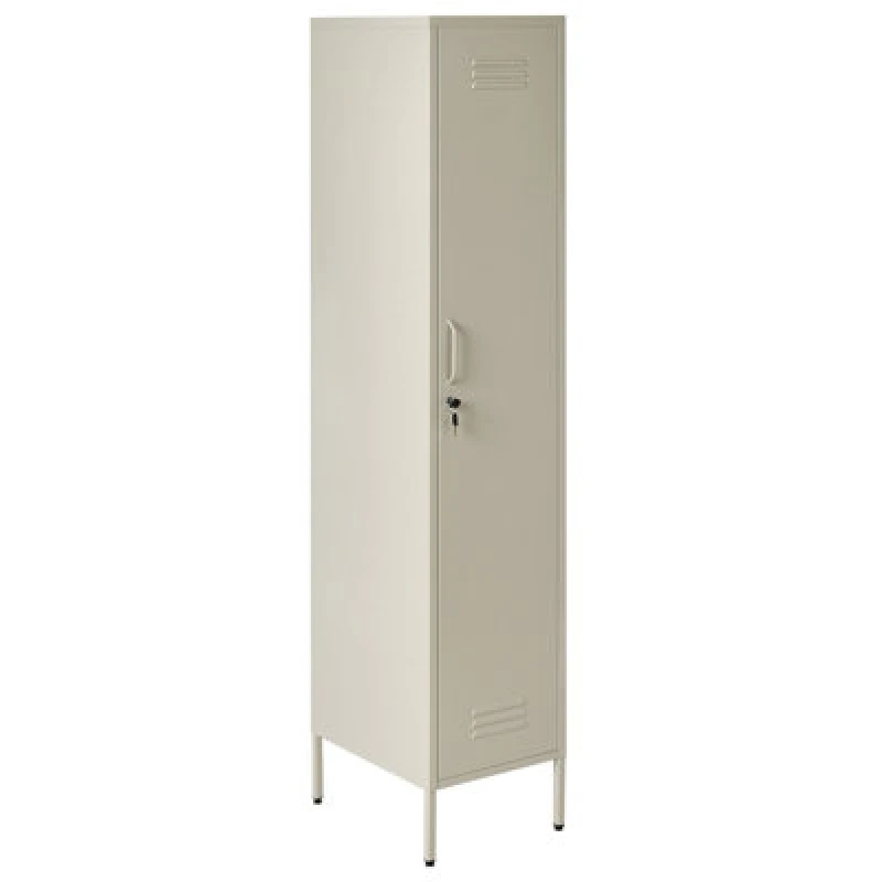 Image of Beliani Storage Unit Frome Metal Light Beige
