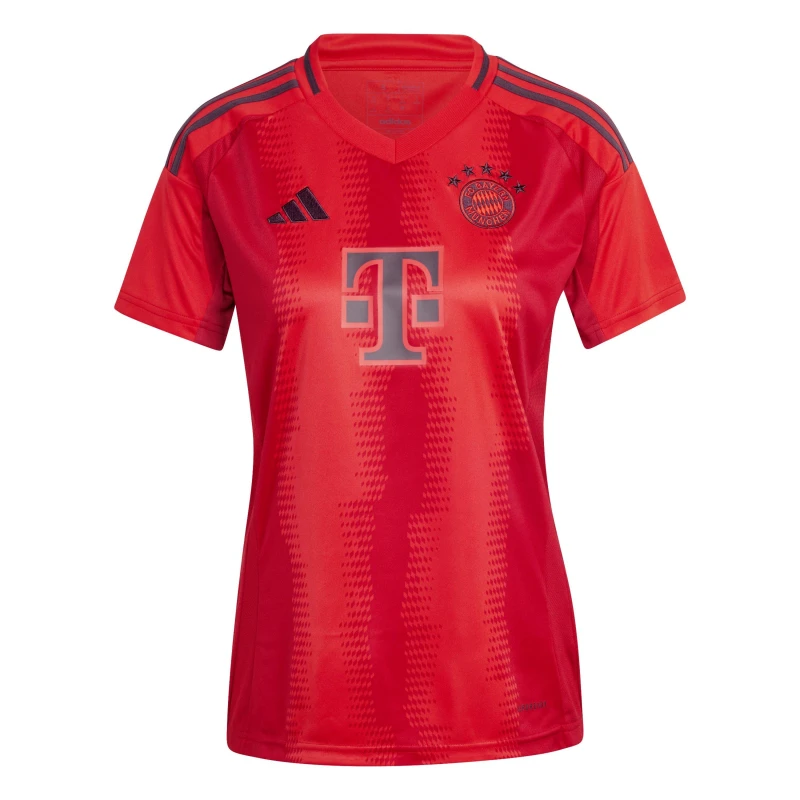 Image of adidas FC Bayern Munich Home Shirt 2024 2025 Womens Red female 12 (M)
