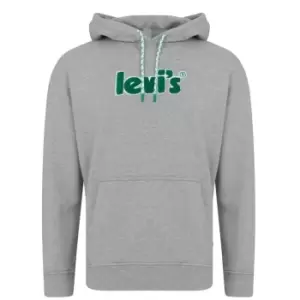 image of Levis Levis Applique Poster Hoodie - Grey