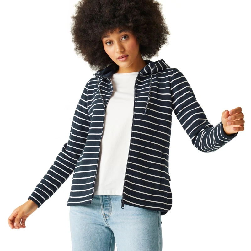 Image of Regatta 'Bayletta' Full Zip Hoody Mid Navy