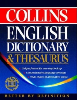 Image of Collins English Dictionary and Thesaurus Hardback