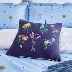 image of Joules Pollinators Navy Cushion Navy