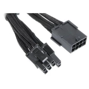 Image of BitFenix Alchemy 6 2-Pin PCIe Extension 45cm - sleeved Black