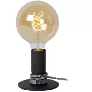 image of Lucide marit - Table Lamp - 1xE27 - Black