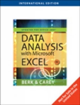 Image of Data Analysis with Microsoft Excel by Kenneth Berk Paperback