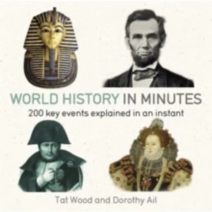 Image of World History in Minutes: 200 Key Concepts Explained in an Instant by Dorothy Ail, Tat Wood (Paperback, 2015)