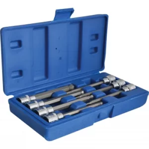 image of 7 Piece 3/8" Drive Extra Long Ball Ended Hex Socket Bit Set (H3-H10)