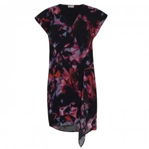 image of Label Lab Confetti print cutout back dress - Multi-Coloured