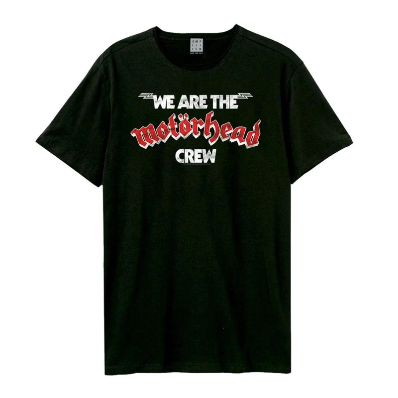 Image of Amplified Amplified Men Crew Motorhead T-Shirt in Black Size: X-Small Black XS Male 5063852059911