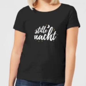 Image of Stille Nacht Womens T-Shirt - Black - 3XL - Black
