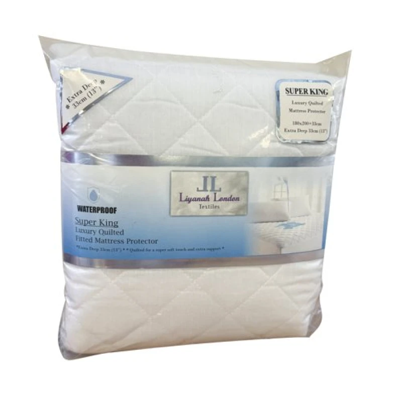 Image of Unbranded Quilted Waterproof Mattress Protector Super King (Pack of 10) D0009 D0009
