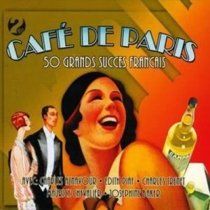 Image of Cafe De Paris - 50 Grands Succes Francais by Various Artists CD Album