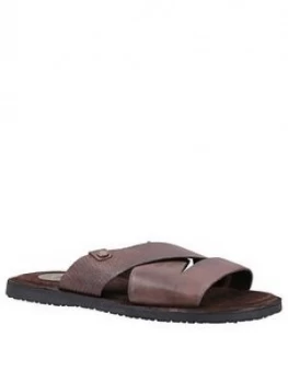 Base London Alecco Sandals - Brown, Size 7, Men