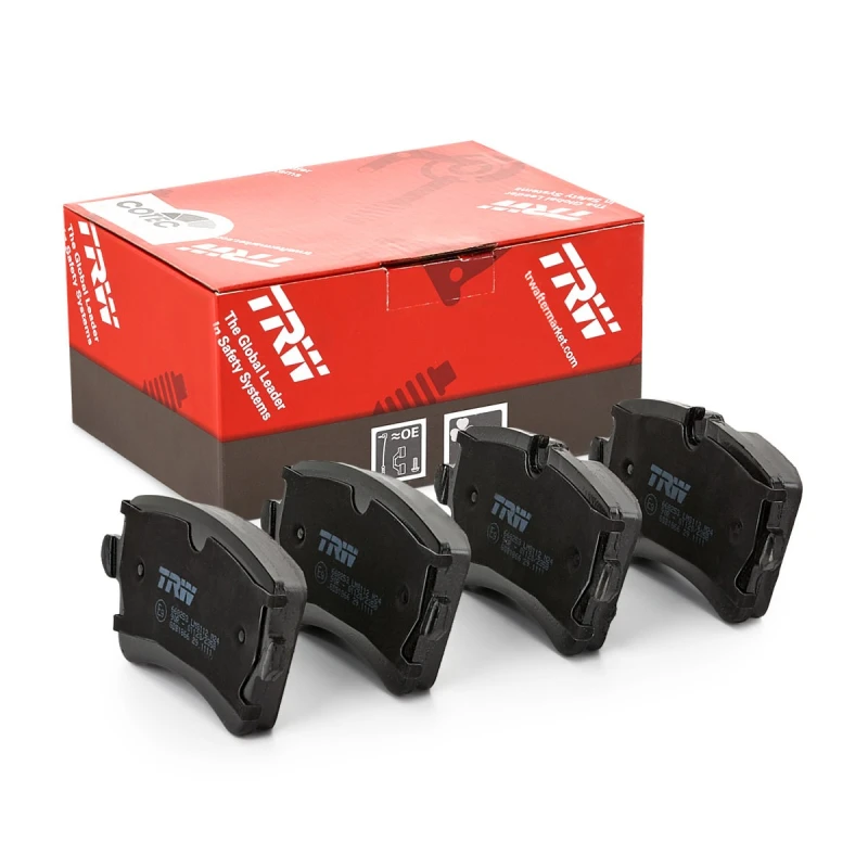 Image of TRW GDB1866 Brake pad set incl. wear warning contact, with brake caliper screws Brake Pad Set,disc brake (402)