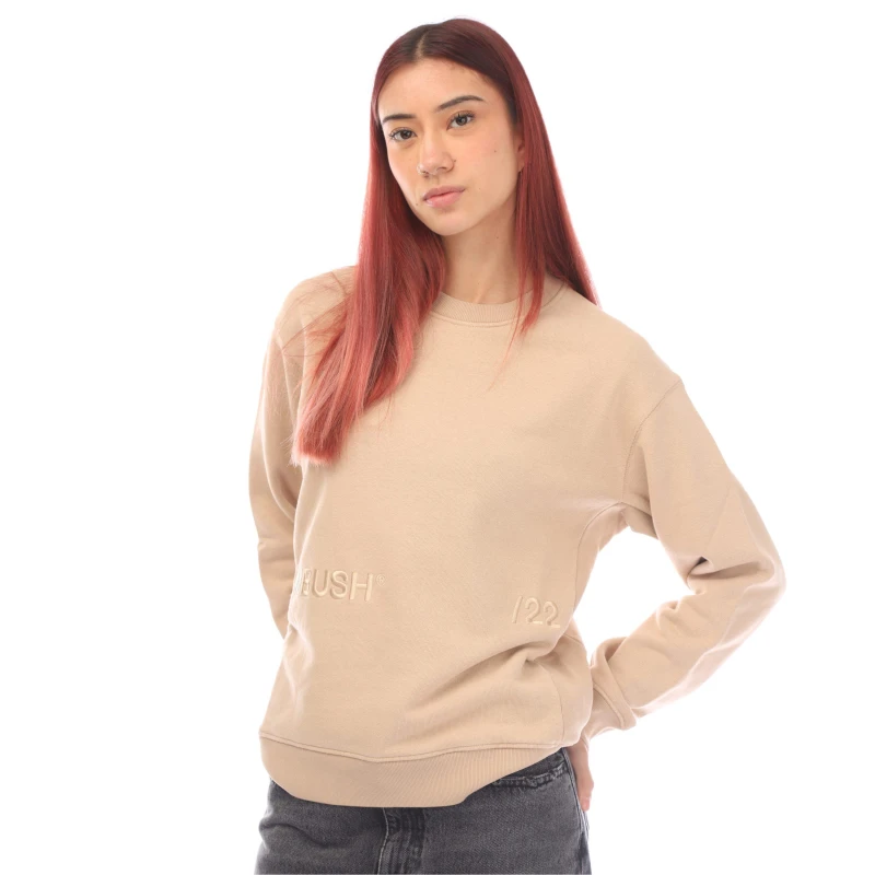 Image of Ambush Crewneck Sweatshirt - Beige Beige 8