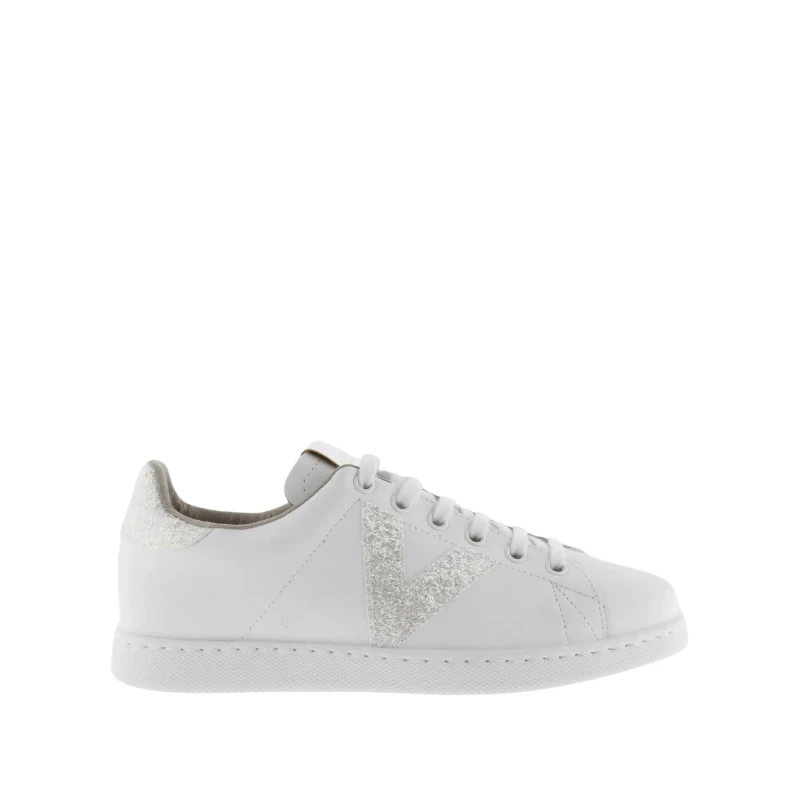 Image of Victoria Leather Trainers Victoria tennis glitter Blanc Female 37