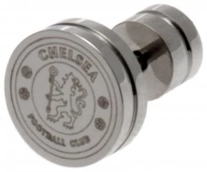 Image of Stainless Steel Chelsea Crest Stud Earring.