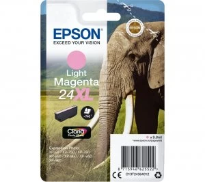 Image of Epson 24XL Elephant Light Magenta Ink Cartridge