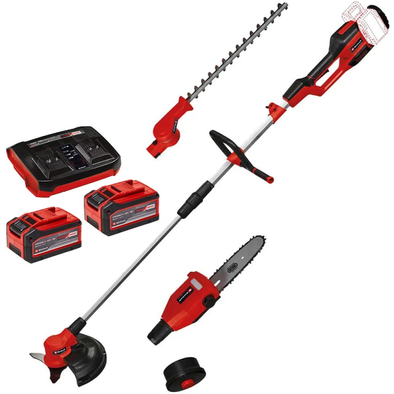 Image of Einhell GE-LM 36/4in1 Li 36v Cordless Brushless High Reach Multi Tool 2 x 6ah Li-ion Twin or Dual Battery Charger GE-LM 36/4in1 Li