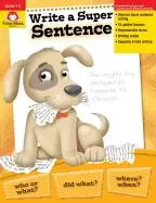 Image of evan moor write a super sentence
