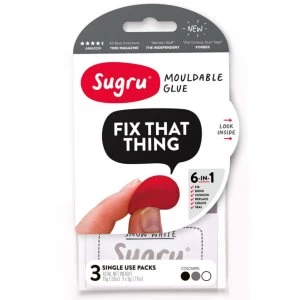 image of Sugru Neutral Mouldable Glue 3 Pack