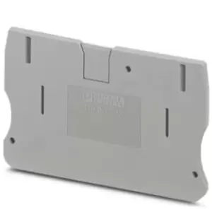 image of Phoenix Contact D-Pt 10 End Cover, Din Rail Terminal Block