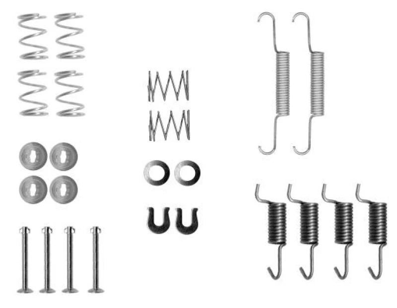 Image of Brake shoe fitting kit TEXTAR 97035801