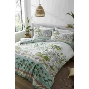 Image of Pineapple Elephant Oasis Reversible Duvet Set