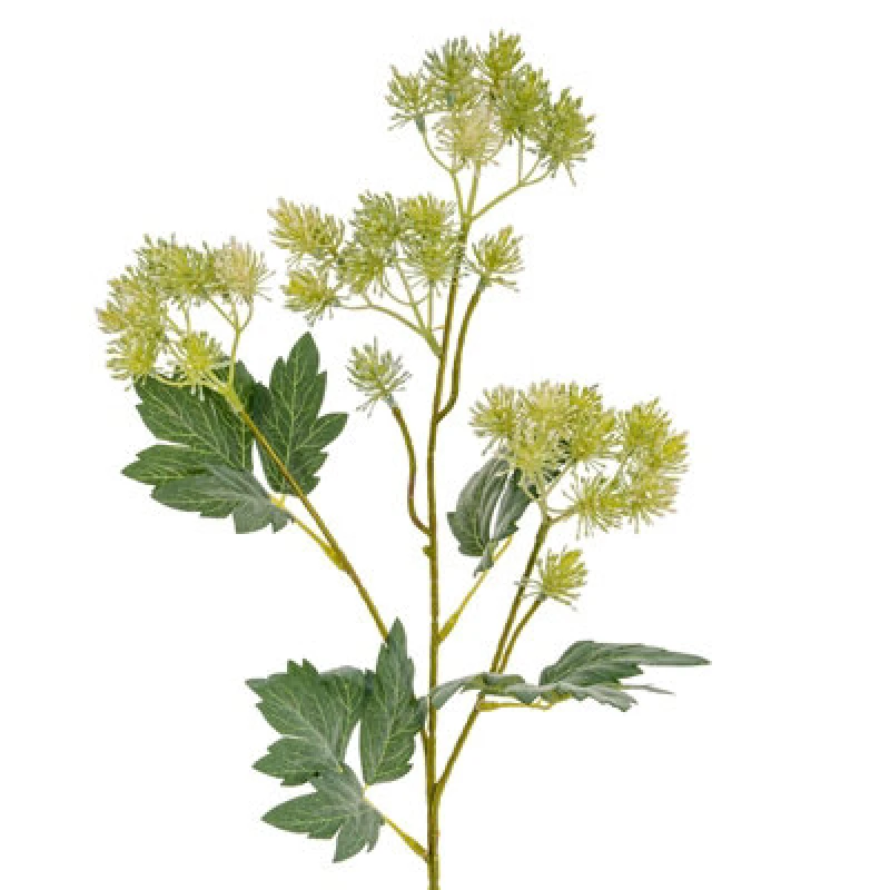 Image of Hill Interiors French Meadow Rue Artificial Flower Spray Green (One Size)