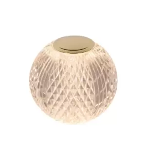 Image of Lucide Cintra LED Small Table Lamp - Transparent