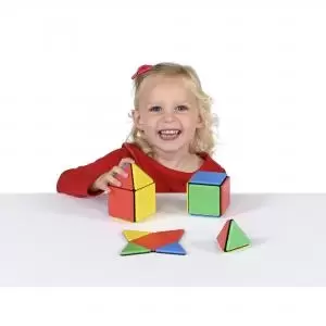 Image of Solid Magnetic Polydron Starter Set