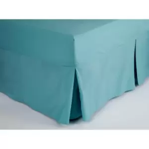 Image of Fitted Sheet Valance Double Teal