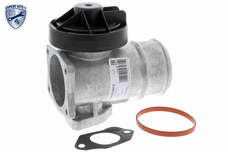 Image of VEMO V30-63-0013 EGR valve Diaphragm Valve, pneumatic, with pipe socket, Q+, original equipment manufacturer quality MADE IN GERMANY EGR Valve (1145)