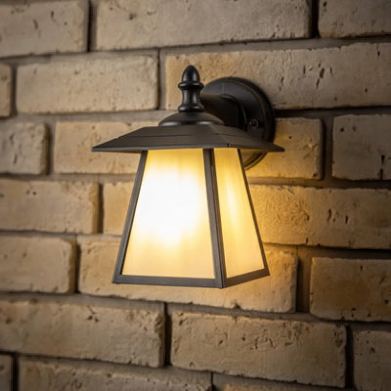Image of CGC Lighting 'Celine' Black Outdoor Wall Light Vintage Opal Diffuser E27 Standard Screw IP44 Black