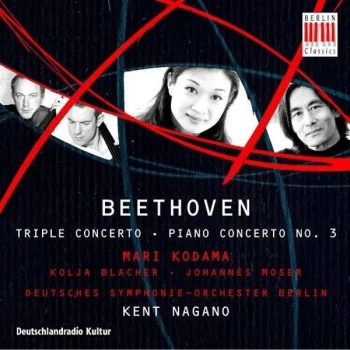 image of Kodama - Beethoven: Triple Concerto/Piano Concerto No. 3 CD