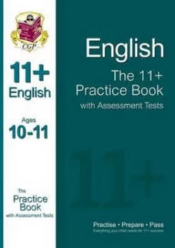 Image of 11+ English Practice Book with Assessment Tests ages 10-11 Hardback
