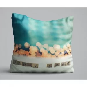 Image of KRLNTXMAS-3 Multicolor Cushion
