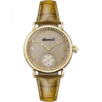 Image of Ingersoll White And Brown 'The Ladies Trenton Chronicle' Ladies Classical Watch - I03603 - multicoloured