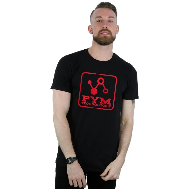 Image of Marvel Marvel Men Ant-Man And The Wasp Pym Technologies T-Shirt in Black Size: Small Black S Male 5057972208687