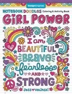 Image of notebook doodles girl power coloring and activity book 32 inspiring beginne