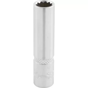 Image of Deep Socket 8MM X 1/4" Square Drive Bi-hexagon Chrome Vanadium (12-Point)
