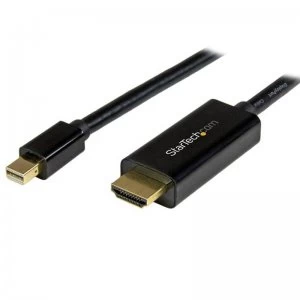 image of StarTech Mini DisplayPort to HDMI Converter Cable - 2M