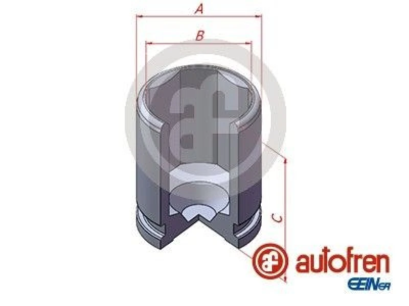 Image of AUTOFREN SEINSA Brake caliper piston AUTOFREN SEINSA D025614