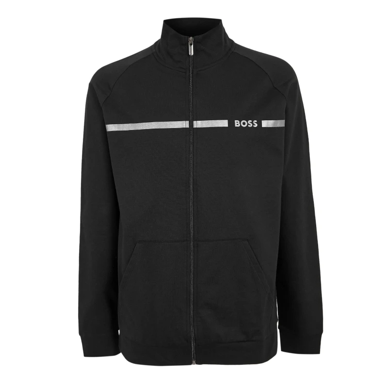 Image of Boss Mens Hooded Pull Over Hoodie Black male L