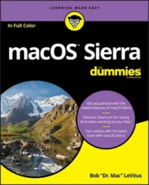 Image of macOS Sierra for dummies by Bob LeVitus