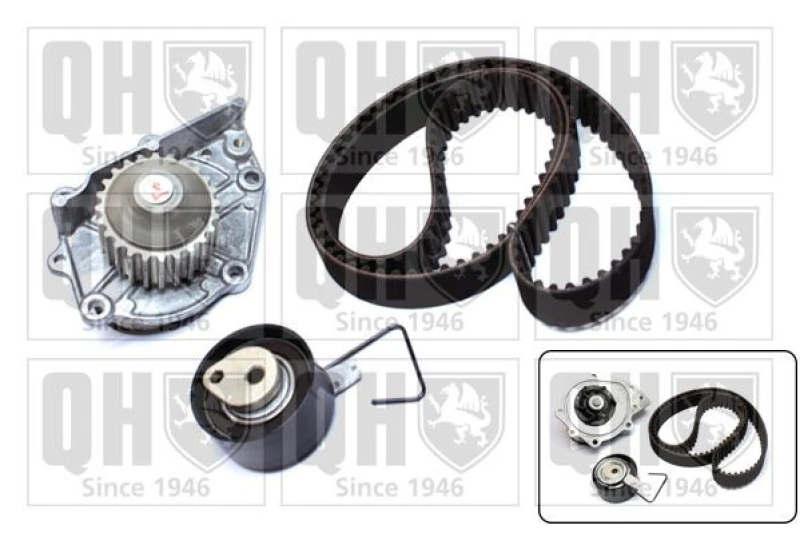 Image of QUINTON HAZELL Water pump and timing belt kit QUINTON HAZELL QBPK6210